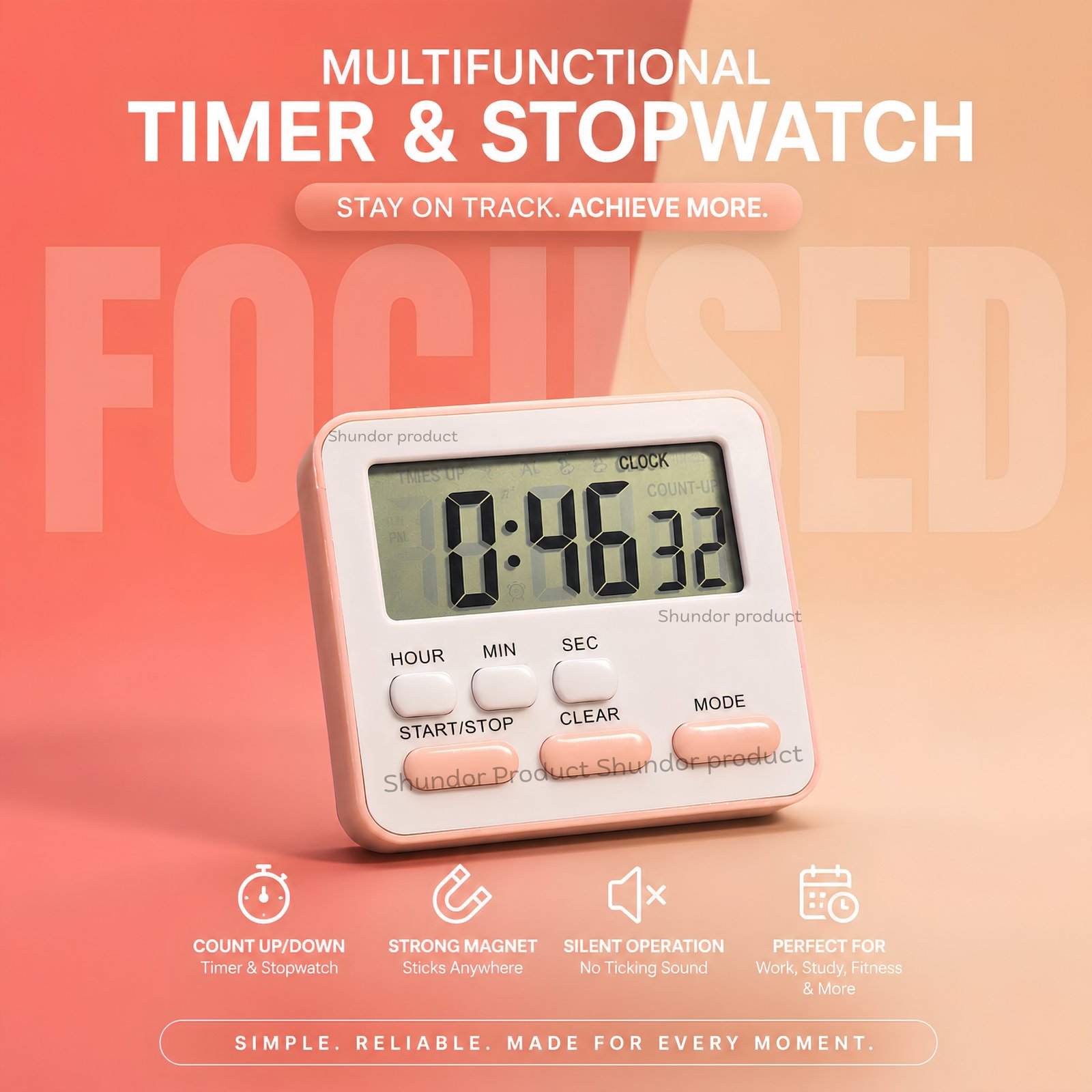 Cute Timer & Stopwatch most Compact - Image 3